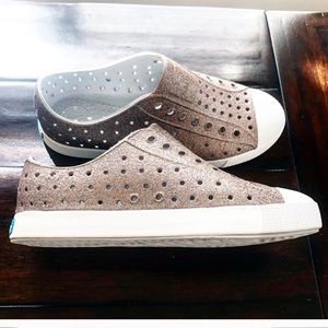 Size 3 Jefferson Bling Glitter Slip-On